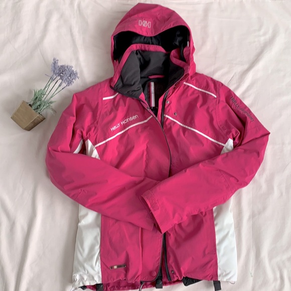 Helly Hansen Jackets & Blazers - Helly Hansen size small, winter/snowboarding/skiing/snow jacket, pink/white